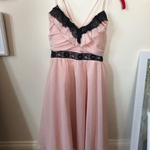 Light Pink and black lace Candies dress